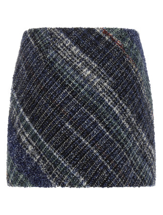 Макси MISSONI Check wool skirt (DS26WH09BC006IS91SX) #