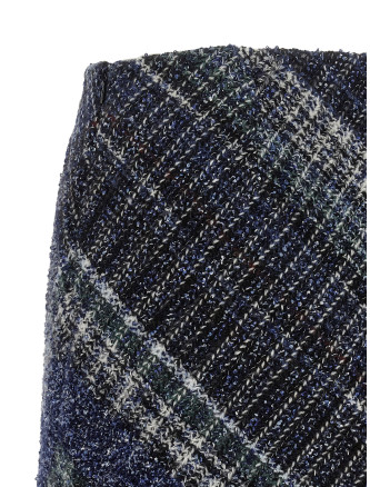 Макси MISSONI Check wool skirt (DS26WH09BC006IS91SX) #