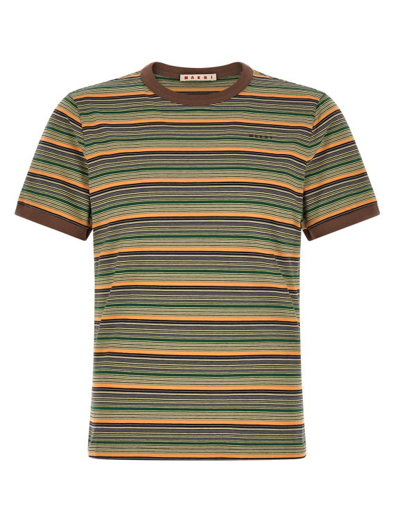 Футболка MARNI Striped t-shirt (HUJY0003S0UTC681STR21) #1