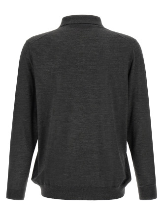 Поло KITON Wool polo shirt 14 microns (UMK0493100200G) #