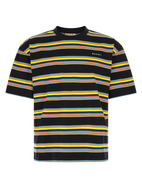 Футболка MARNI Striped t-shirt (HUJY0001S0UTC682STY48) #1