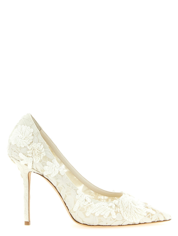 Высокие каблуки JIMMY CHOO 'Love' (LOVE100KJNIVORYMIX) #1