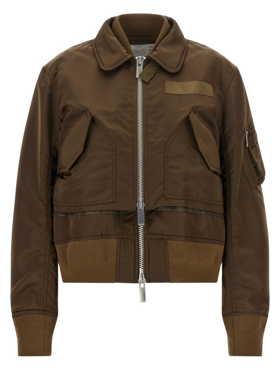 Повседневная куртка SACAI Double layer blouson (2608582601) #1