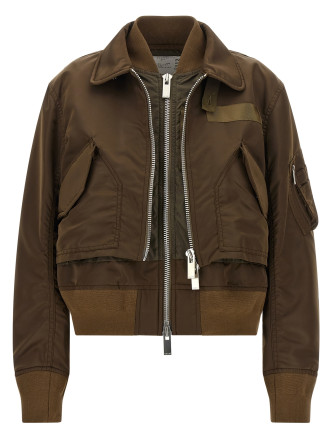 Повседневная куртка SACAI Double layer blouson (2608582601) #