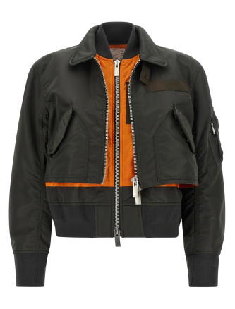 Повседневная куртка SACAI Double layer blouson (2608582531) #