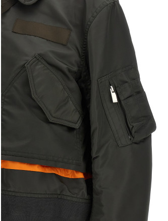 Повседневная куртка SACAI Double layer blouson (2608582531) #