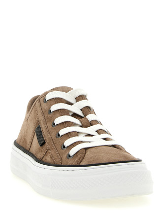 Кроссовки BRUNELLO CUCINELLI Suede sneakers (MZSFG3221C8849) #
