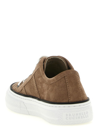 Кроссовки BRUNELLO CUCINELLI Suede sneakers (MZSFG3221C8849) #
