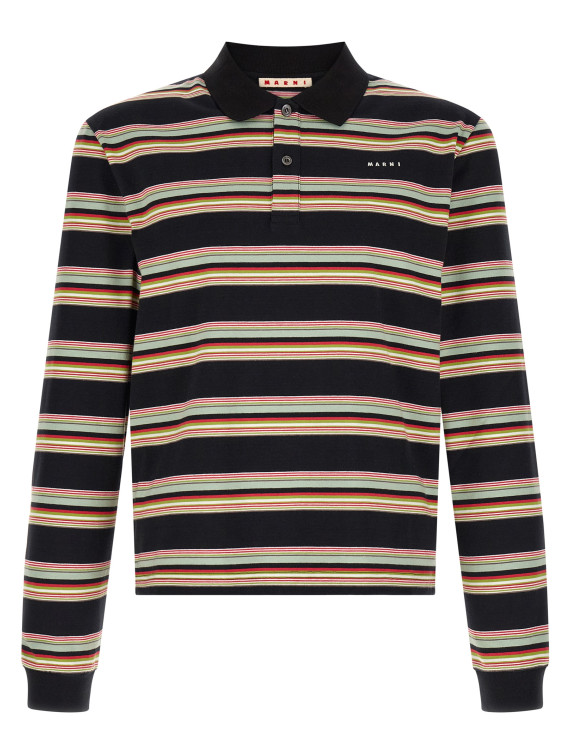 Поло MARNI Striped polo shirt (POJY0003LSUTC682STV18) #1