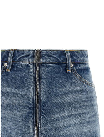 Бермуды, шорты ALEXANDER WANG Denim skort (4DC3265128400C) #