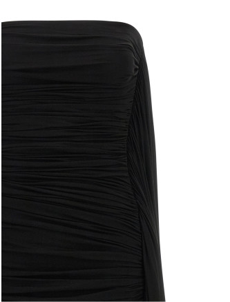 Мини ALEXANDER WANG Asymmetrical draped dress (1CC3266000001) #