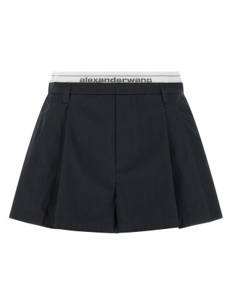 Бермуды, шорты ALEXANDER WANG Logo band shorts