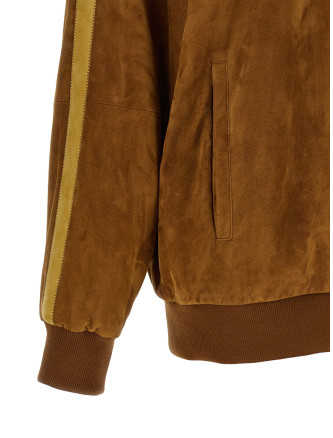 Кожаная куртка MIU Waxed suede bomber jacket (MPW026SOOO19QLF0046) #