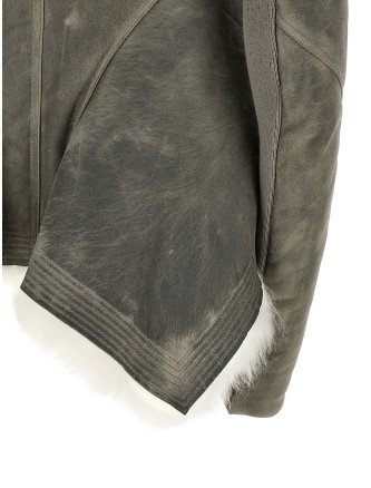 Былғары күртеше RICK OWENS 'Naska' (RP02F5731LSHTS4871) #