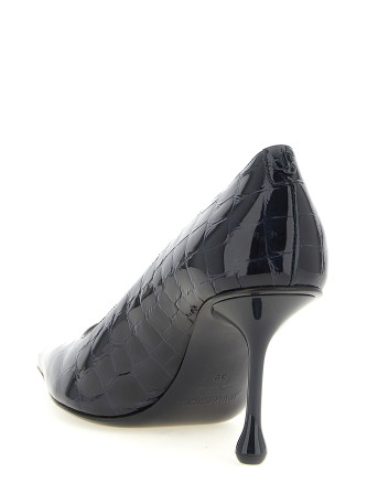 Высокие каблуки JIMMY CHOO 'Ixia' (IXIA80CBHMARINE) #