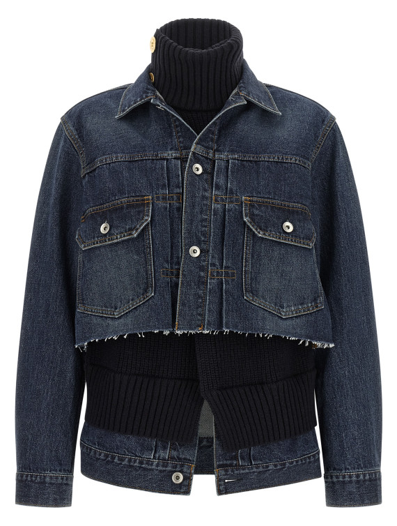 Джинсовая куртка SACAI Hybrid jacket (2608589436) #1