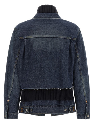 Джинсовая куртка SACAI Hybrid jacket (2608589436) #