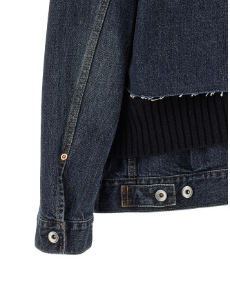 Джинсовая куртка SACAI Hybrid jacket (2608589436) #