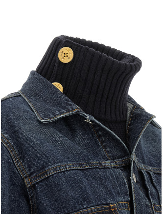 Джинсовая куртка SACAI Hybrid jacket (2608589436) #