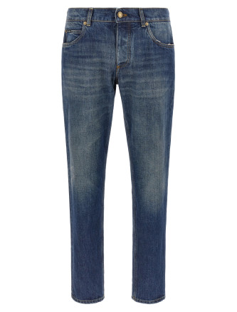 Джинсы DOLCE & GABBANA Logo plaque jeans