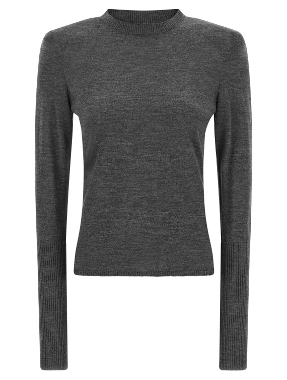 Padded shoulder sweater (107246A3FYI76) #1