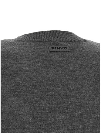 Padded shoulder sweater (107246A3FYI76) #