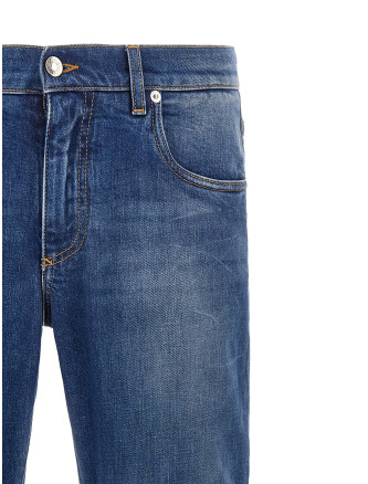 Джинсы DOLCE & GABBANA Logo embroidery jeans (GY07CZG8PQ3S9001) #