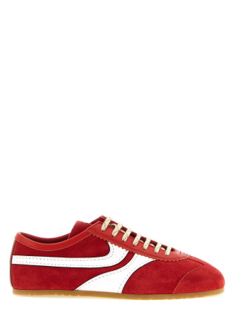 Кроссовки DRIES VAN NOTEN Suede sneakers