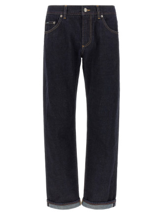 Джинсы DOLCE & GABBANA DG embroidery jeans