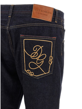 Джинсы DOLCE & GABBANA DG embroidery jeans (GP14JZG8NM1S9001) #