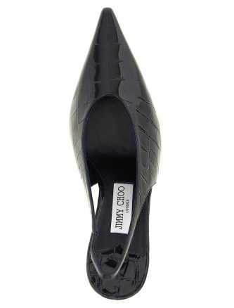 Высокие каблуки JIMMY CHOO 'Isa' (ISA80CBHMARINE) #