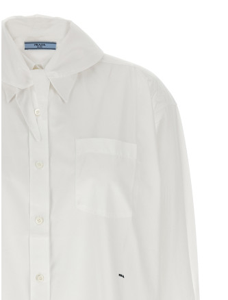 Рубашка, блузка PRADA Contrast cuffs shirt (P470JRSOOO6283F0009) #