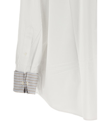 Рубашка, блузка PRADA Contrast cuffs shirt (P470JRSOOO6283F0009) #