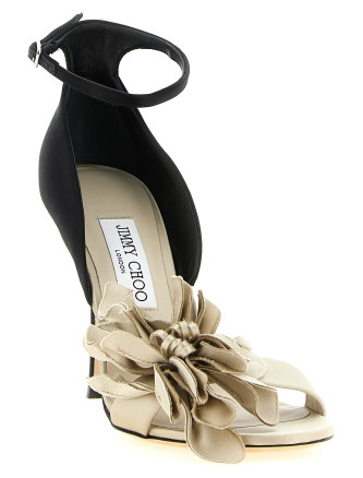 Босоножки на высоком каблуке JIMMY CHOO 'Coko' (COKO100KRQBONEBLACK) #
