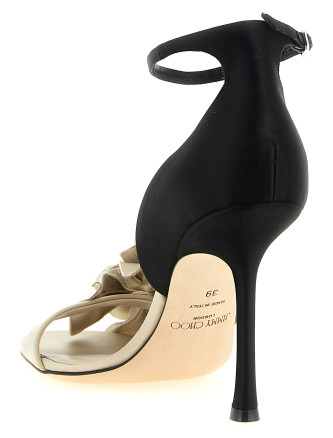 Босоножки на высоком каблуке JIMMY CHOO 'Coko' (COKO100KRQBONEBLACK) #