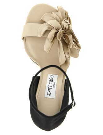 Босоножки на высоком каблуке JIMMY CHOO 'Coko' (COKO100KRQBONEBLACK) #