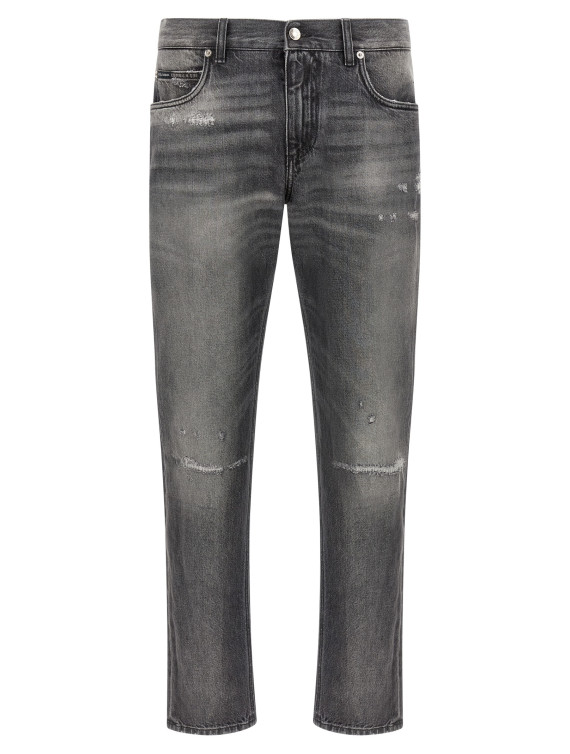 Джинсы DOLCE & GABBANA Distressed jeans (GYJCCDG8PI7S9001) #1
