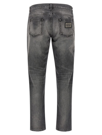 Джинсы DOLCE & GABBANA Distressed jeans (GYJCCDG8PI7S9001) #