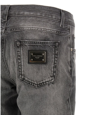 Джинсы DOLCE & GABBANA Distressed jeans (GYJCCDG8PI7S9001) #