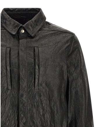 Кожаная куртка RICK OWENS 'Alice' (RU02F4750LBE09) #