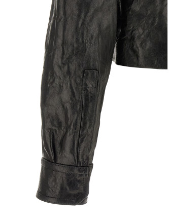Кожаная куртка RICK OWENS 'Alice' (RU02F4750LBE09) #
