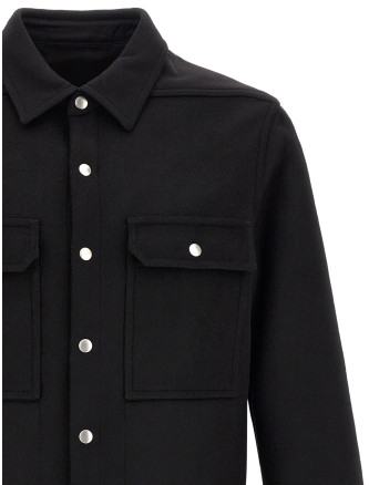 Повседневная куртка RICK OWENS Overshirt jacket (RU02F4729WMT09) #