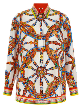 Рубашка, блузка DOLCE & GABBANA 'Carretto'