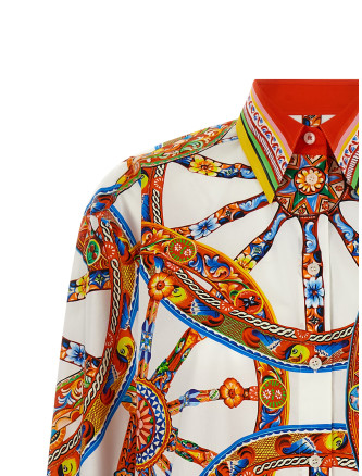 Рубашка, блузка DOLCE & GABBANA 'Carretto' (F5U55TGDDTES9000) #