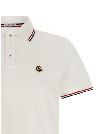 Поло MONCLER Tricolor trim polo shirt (L20918A7030084556001) #