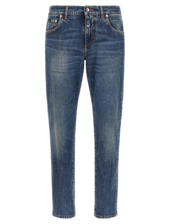 Logo plaque jeans