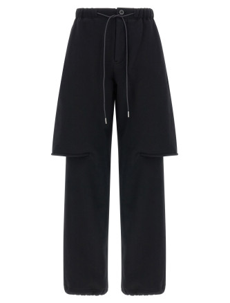 Брюки SACAI Trompe l'oeil bermuda pants