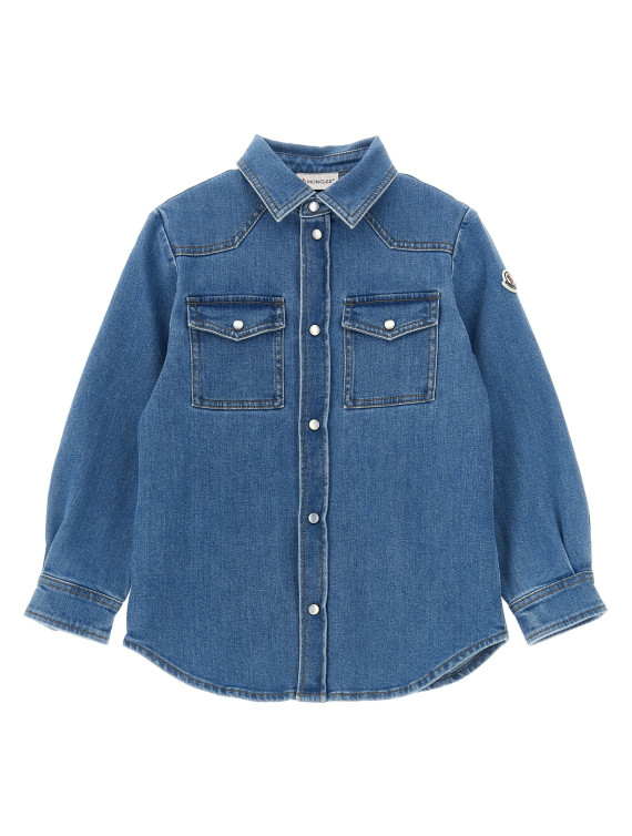Рубашка, блузка MONCLER ENFANT Denim shirt (L29542F00001598A1730) #1