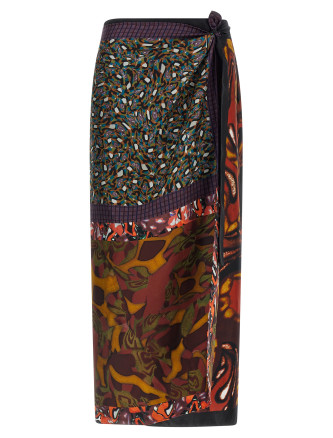 Миди DRIES VAN NOTEN 'Scarfy'