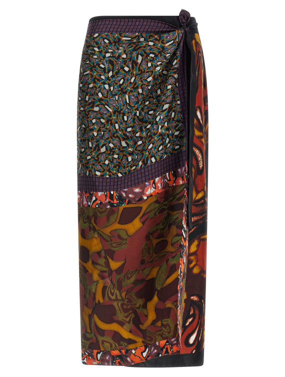 Миди DRIES VAN NOTEN 'Scarfy' (2621308074014976) #1